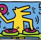 Untitled (DJ), Giclée Print, Keith Haring