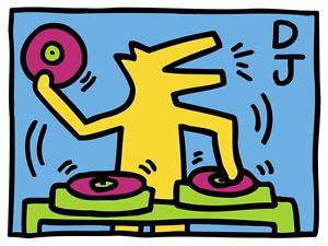 Untitled (DJ), Gicl&Atilde;&copy;e Print, Keith Haring