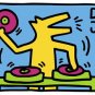 Untitled (DJ), Giclée Print, Keith Haring