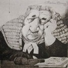 Spider/Judge, Duotone Lithograph, Charles Bragg