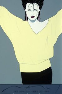 Commemorative #8, Ltd Ed Silk-screen Poster, Patrick Nagel - Screen-signed