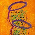 Mixed Media Basket Painting (Lithograph & Acrylic), Ltd Ed, Dale Chihuly