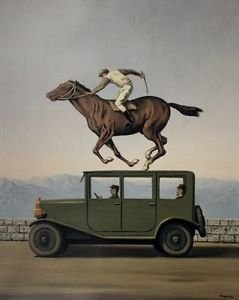 La Colere des Dieux, Offset Lithograph, Ren&Atilde;&copy; Magritte