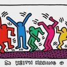 Untitled (Five Dancing Figures), 2011 Exhibition Poster, Keith Haring