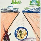 Intra-Uterine Paradesic Locomotion, Ltd Ed Lithograph, Salvador Dali