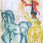 Le Cheval de Triomphe, Ltd Ed Offset Lithograph, Salvador Dali