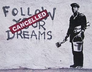 Follow Your Dreams, Offset Lithograph, BANKSY