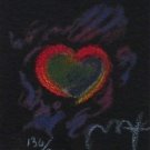 Heart Suite III #III, Ltd Ed Litho (Mini 2.75" x 2.5"), Peter Max - SIGNED w/COA