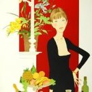 Femme Chez Maxim, Ltd Ed Lithograph, Philippe Noyer