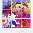 The Profile, Ltd Ed Lithograph, Peter Max - SIGNED with COA