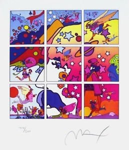 The Profile, Ltd Ed Lithograph, Peter Max - SIGNED with COA