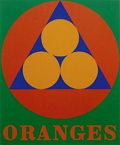 Oranges, Ltd Ed Silk-screen, Robert Indiana