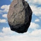 La Chateau des Pyrenees, Offset Lithograph, René Magritte