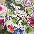 Romeo & Juliette, Ltd Ed Offset Lithograph, Marc Chagall