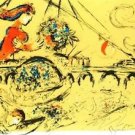 Ile Saint-Louis, Offset Lithograph, Marc Chagall