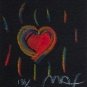 Heart Suite III #II, Ltd Ed Litho (Mini 2.75" x 2.5"), Peter Max - SIGNED w/ COA