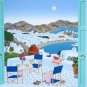 Mykonos Terrace, Ltd Ed Silk-screen, Thomas McKnight