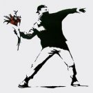 Love is in the Air, Offset Lithograph, BANKSY
