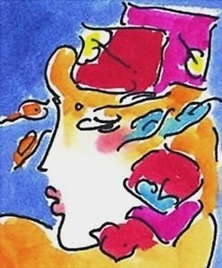 Profile Series I, Ltd Ed Lithograph, Peter Max - SIGNED with COA