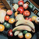 Fruits on Rug, Ltd Ed Silk-screen, Lowell Nesbitt