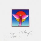 Angel with Sun II, Ltd Ed Litho (Mini 4.875" x 4.5"), Peter Max, SIGNED w/COA