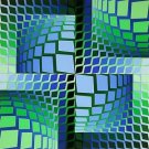 THEZ, Ltd Ed Silk-screen, Victor Vasarely