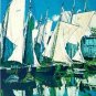 French Seaport, Ltd Ed Silk-screen, Fran Bull