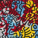 Untitled, 1985 (Abstract), Giclée Print, Keith Haring
