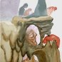 The Divine Comedy (Hell Canto 23), Ltd Ed Woodblock Engraving, Salvador Dali