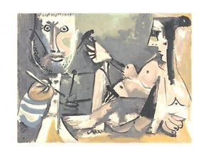 The Artist & His Model, Serigraph, Pablo Picasso