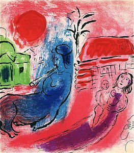 Maternite au Centaure, 1957 Ltd Ed Lithograph, Marc Chagall