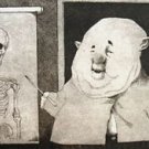 The Anatomist, Duotone Lithograph, Charles Bragg
