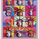 Liberty & Justice for All, Ltd Ed Lithograph, Peter Max - SIGNED with COA