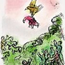 The Goshawk and the Dove (The Odyessy) 1989, Ltd Ed Lithograph, Marc Chagall