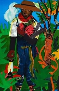 The Lantern, Ltd Ed Lithograph, Romare Bearden