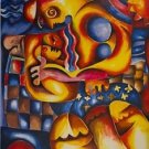 Mama's Lullaby (Parade Exhibition), Ltd Ed Lithograph, Alexandra Nechita