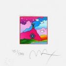 Sage on Mountain, Ltd Ed Litho (Mini 4.875" x 4.5"), Peter Max, SIGNED with COA