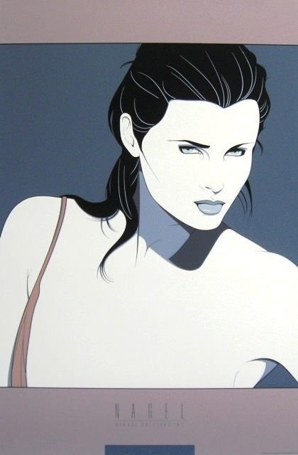 Commemorative #14, Ltd Ed Silk-screen Poster, Patrick Nagel - Screen-signed