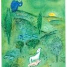 Decouverte de Daphins par Lamon, Offset Lithograph, Marc Chagall