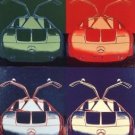 Mercedes-Benz Type C 111 (Quad), Offset Lithograph, Andy Warhol