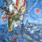 La Dormeuse aux Fleurs, Ltd Ed Offset Lithograph, Marc Chagall