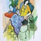 Daytime Nap II, Ltd Ed Silk-screen (Mini 5.25" x 4"), Itzhak Tarkay