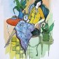 Daytime Nap II, Ltd Ed Silk-screen (Mini 5.25" x 4"), Itzhak Tarkay