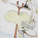 Hommage à Quevedo, Ltd Ed Engraving, Salvador Dali