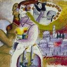 Jacob, Rachel et Lea, Ltd Ed Lithograph, Theo Tobiasse
