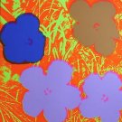 Flowers #69 (Sunday B. Morning), Silk-screen, Andy Warhol - with COA