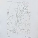 Sculptor, Model, and Statue of Nude, Ltd Ed Lithograph, Pablo Picasso -Vollard