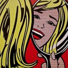 Girl in Mirror, Offset Lithograph, Roy Lichtenstein