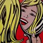 Girl in Mirror, Offset Lithograph, Roy Lichtenstein