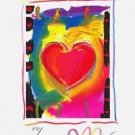 Heart Series I, Ltd Ed Lithograph (Mini 5" x 4"), Peter Max - SIGNED with COA